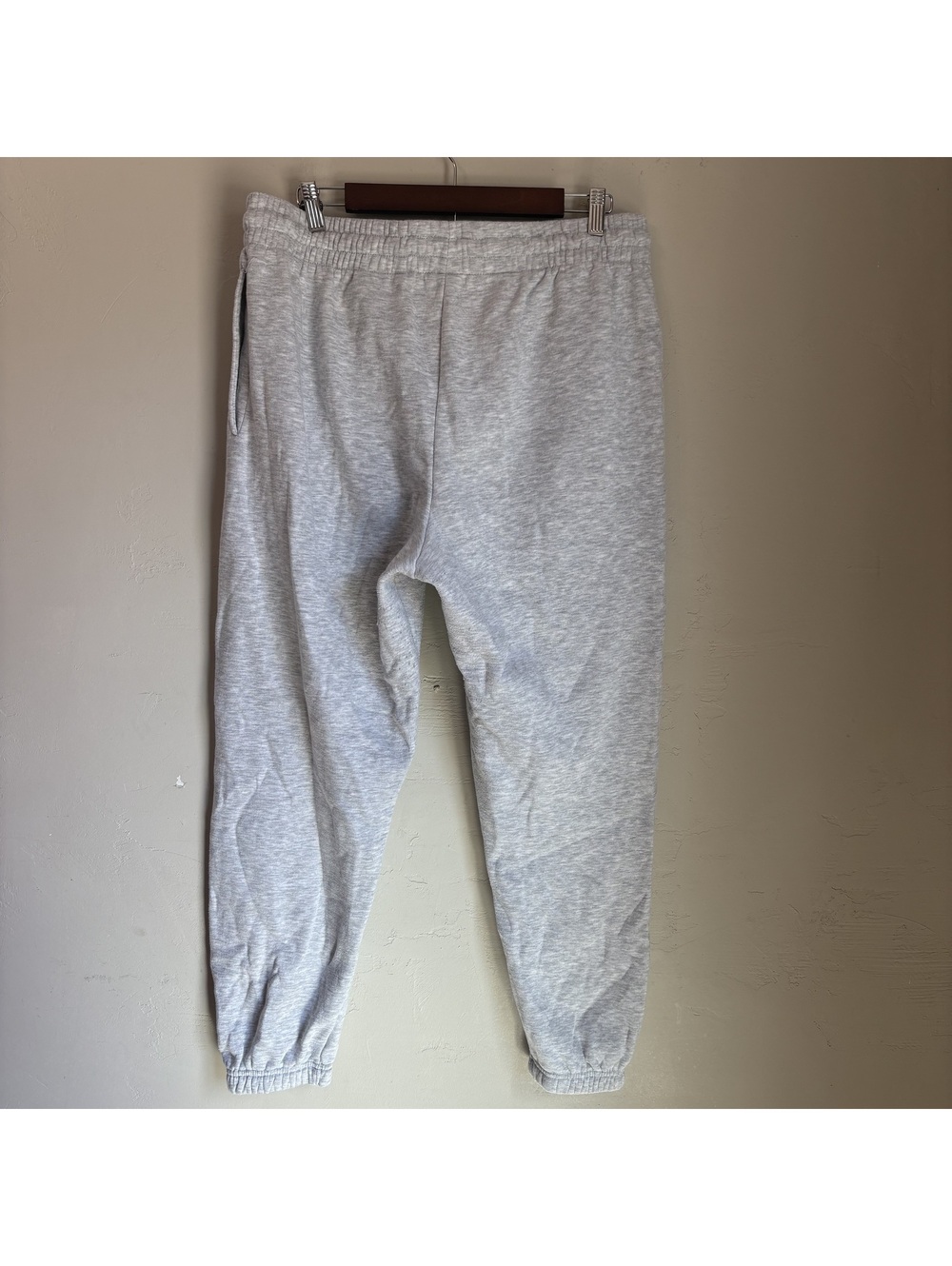 NFL Ultra Game Kansas City Chiefs Sweatpants Womens Large Grey Fleece Joggers - Picture 5 of 5